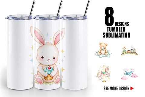 Tumbler Pastel Toyland Sublimation artnoy 
