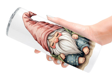 Tumbler Patchwork Gnomes Sublimation artnoy 