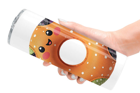 Tumbler Patchwork Halloween Treats Sublimation artnoy 