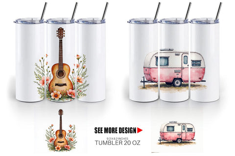 Tumbler Peace Love Vanlife Sublimation artnoy 