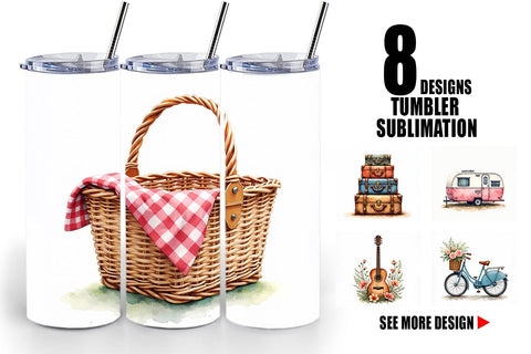 Tumbler Peace Love Vanlife Sublimation artnoy 
