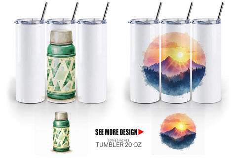 Tumbler Peace Love Vanlife Sublimation artnoy 