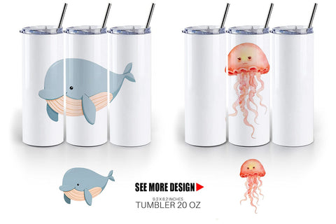 Tumbler Peach Fuzz Friends Sublimation artnoy 