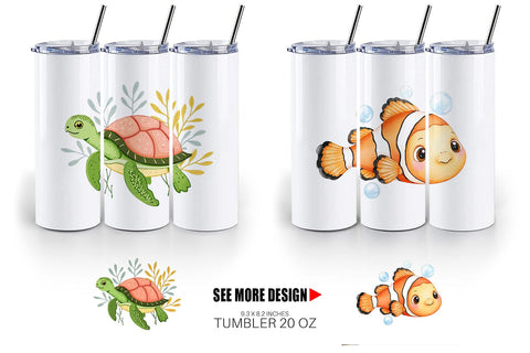 Tumbler Peach Fuzz Friends Sublimation artnoy 