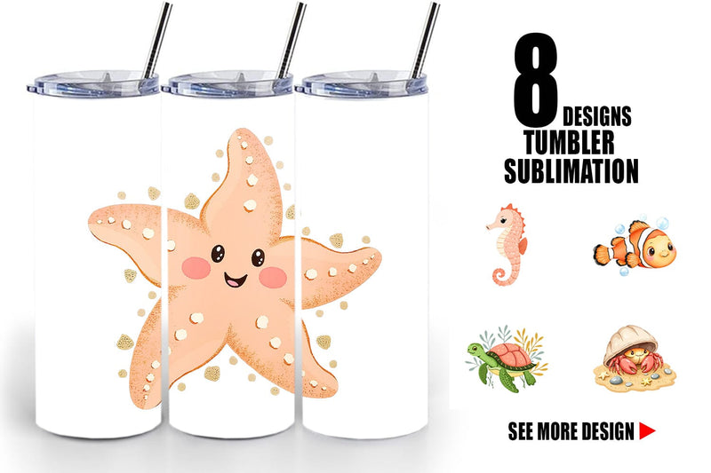 Tumbler Peach Fuzz Friends Sublimation artnoy 