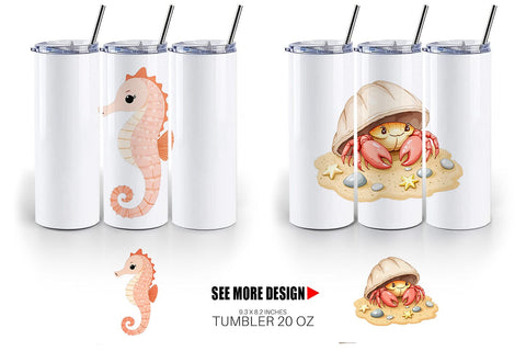 Tumbler Peach Fuzz Friends Sublimation artnoy 
