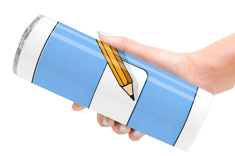 Tumbler Pencil and Notebook Sublimation artnoy 