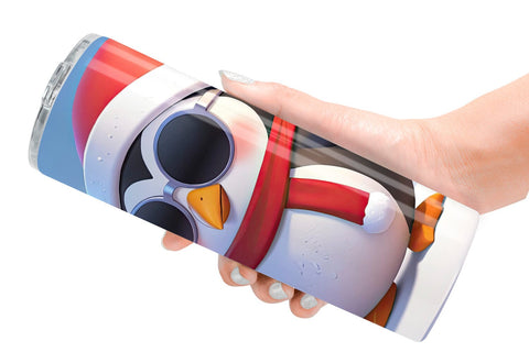 Tumbler Penguin Christmas Sublimation artnoy 