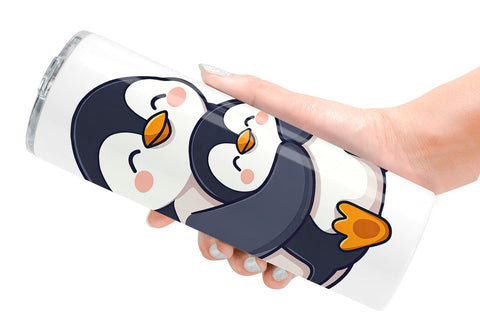 Tumbler Penguin Family Sublimation artnoy 