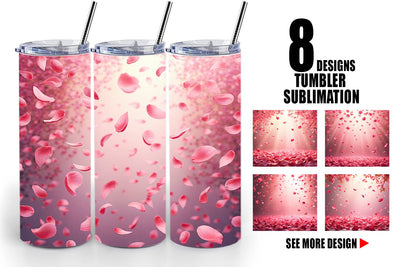 Tumbler Petal Rain Sublimation artnoy 