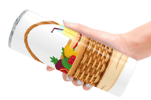 Tumbler Picnic Basket Sublimation artnoy 