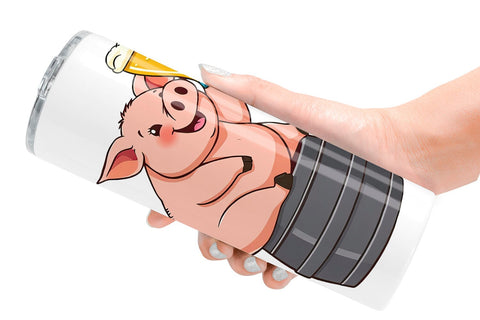 Tumbler Pig Beer Day Sublimation artnoy 
