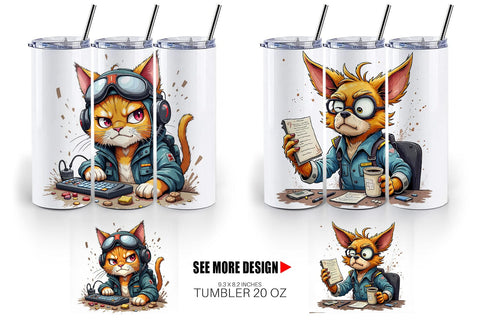 Tumbler Pilot Grumps Sublimation artnoy 