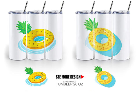 Tumbler Pineapple Sublimation artnoy 