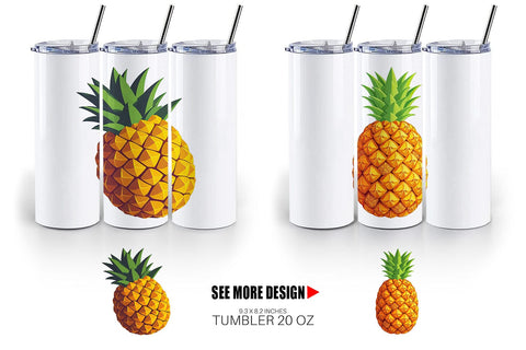 Tumbler Pineapple Sublimation artnoy 