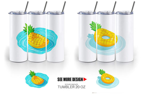 Tumbler Pineapple Sublimation artnoy 