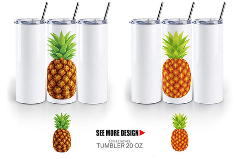 Tumbler Pineapple Sublimation artnoy 