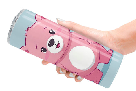Tumbler Pink Bear Valentine Sublimation artnoy 