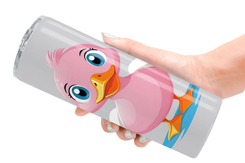 Tumbler Pink Duck Valentine Sublimation artnoy 