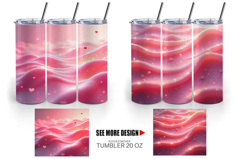 Tumbler Pink Flow Sublimation artnoy 