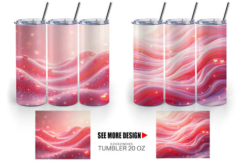 Tumbler Pink Flow Sublimation artnoy 