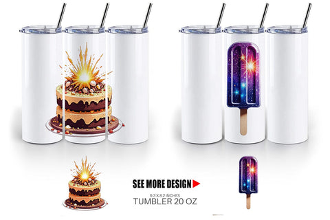 Tumbler Planetary Sweets Sublimation artnoy 