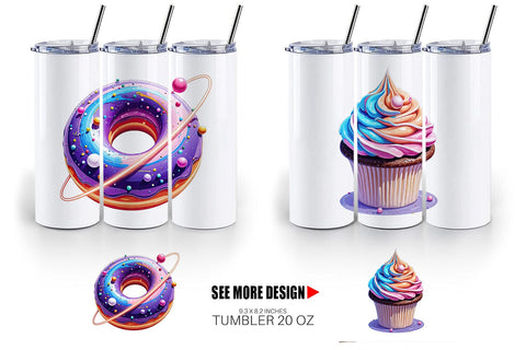 Tumbler Planetary Sweets Sublimation artnoy 