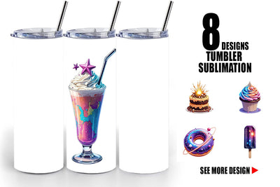Tumbler Planetary Sweets Sublimation artnoy 