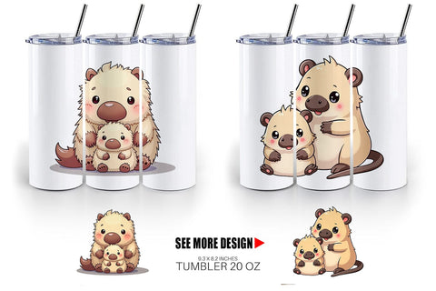 Tumbler Platypus Mother's Day Sublimation artnoy 