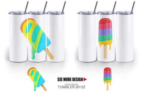 Tumbler Popsicle Sublimation artnoy 