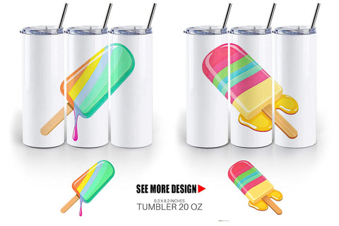 Tumbler Popsicle Sublimation artnoy 