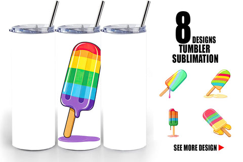 Tumbler Popsicle Sublimation artnoy 