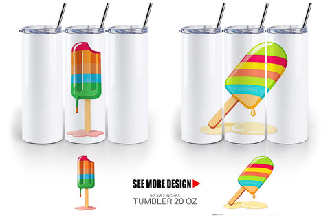 Tumbler Popsicle Sublimation artnoy 