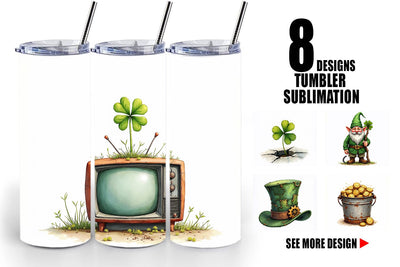 Tumbler Post-Apocalyptic Paddy Wasteland St. Patrick's Sublimation artnoy 