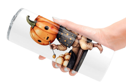 Tumbler Pumpkin Market Adventure Sublimation artnoy 