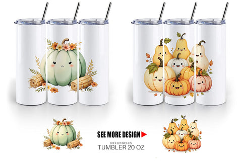 Tumbler Pumpkin Patch Pals Sublimation artnoy 