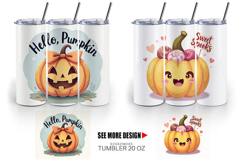 Tumbler Pumpkin Quotes Sublimation artnoy 