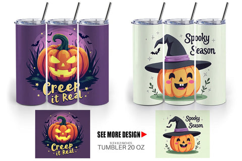 Tumbler Pumpkin Quotes Sublimation artnoy 