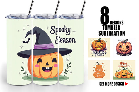 Tumbler Pumpkin Quotes Sublimation artnoy 