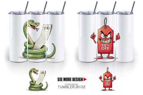 Tumbler Questionable Bargains Sublimation artnoy 