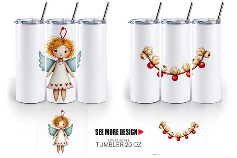 Tumbler Quirky Nordic Crafts Sublimation artnoy 