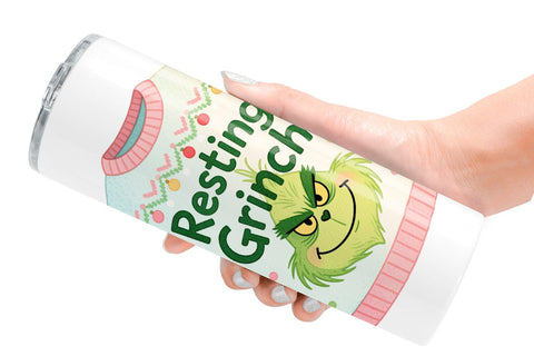 Tumbler Quotes Watercolor Ugly Sweater Sass Sublimation artnoy 