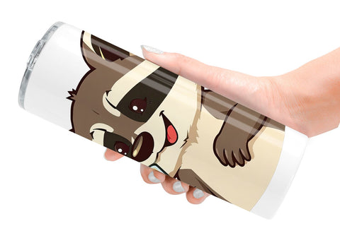 Tumbler Raccoon Beer Day Sublimation artnoy 