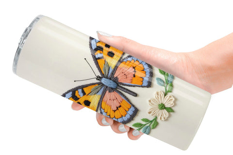 Tumbler Red Admiral Butterfly Sublimation artnoy 