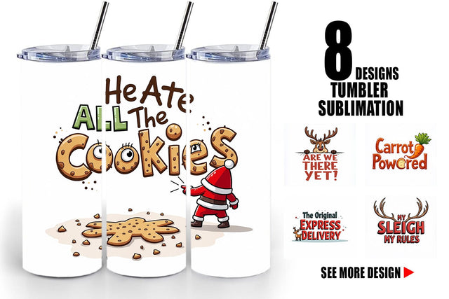 Tumbler Reindeer Rants Sarcastic Sleigh Puller Quotes Sublimation artnoy 