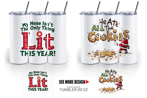 Tumbler Reindeer Rants Sarcastic Sleigh Puller Quotes Sublimation artnoy 