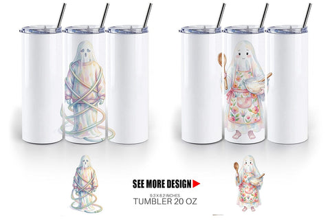 Tumbler Relatable Housework Mom Ghost Sublimation artnoy 