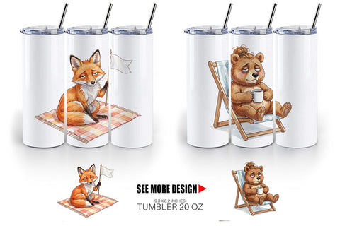 Tumbler Relatable Summer Mom Burnout Sublimation artnoy 