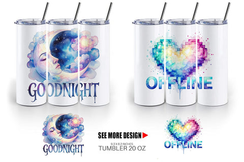 Tumbler Rest Recharge Quotes Sublimation artnoy 