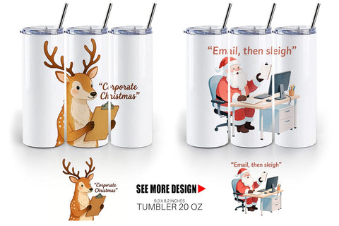 Tumbler Retail Christmas Sarcasm Sublimation artnoy 